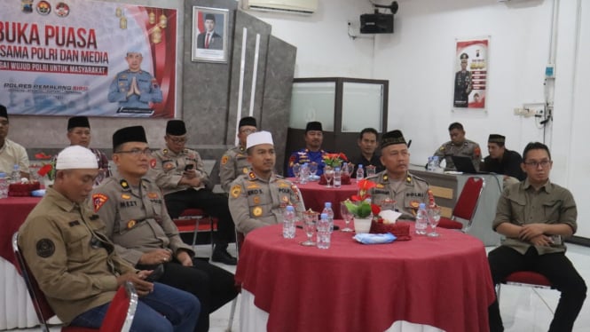 Buka puasa bersama Polres Pemalang dan Media