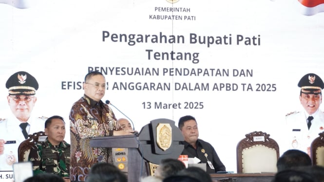 Bupati Sudewo paparkan efisiensi belanja APBD Pati 2025.