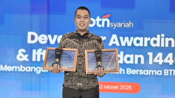 Agung Nawang Kusuma terima anugerah Bank BTN Syariah