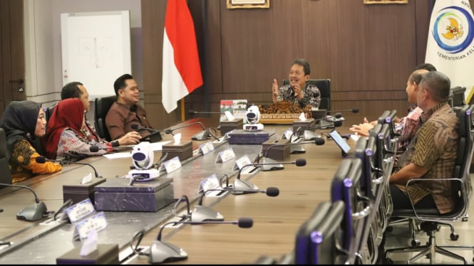 Bupati Witiarso beraudiensi dengan Menteri Kelautan dan Perikanan