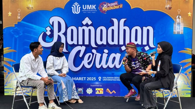 Ramadan Ceria bertempat di halaman Gedung Auditorium UMK