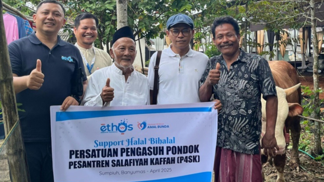 Dukungan PT Etos Kreatif ke Halal Bihalal Pesantren