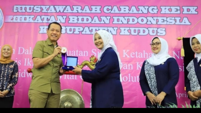 Bupati Samani Intakoris hadiri Muscab IBI Kabupaten Kudus 2023-2028