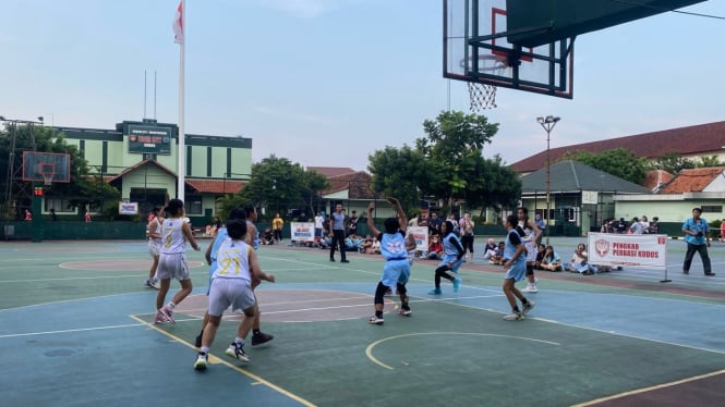 Ratusan pelajar SD, SMP hingga SMA di Kudus ikuti Perbasi Cup 2025