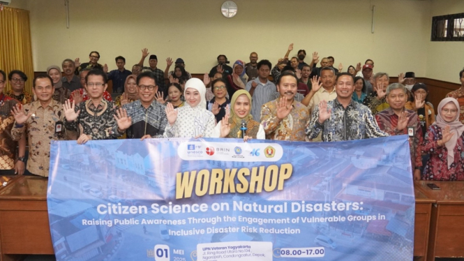 Workshop ketangguhan kebencanaan di Yogya