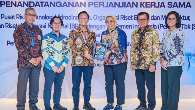 Penandatanganan Kerja Sama Pengembangan Beton Hijau