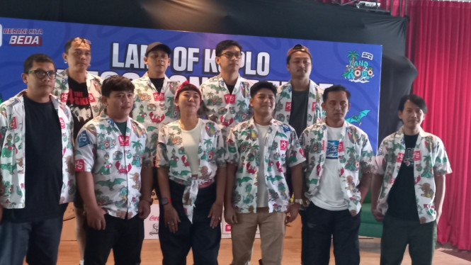 Penyelenggara dan musisi perhelatan musik koplo "Land of Koplo"