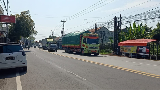 Kondisi jalur Pantura Pekalongan