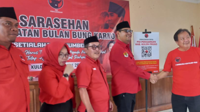 DPC PDI Perjuangan Kulonprogo luncurkan perpustakaan digital