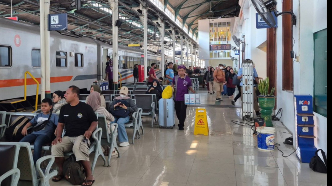 Arus balik dari Yogya terjadi mulai Minggu