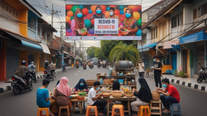 Ilustrasi kewaspadaan virus Covid-19