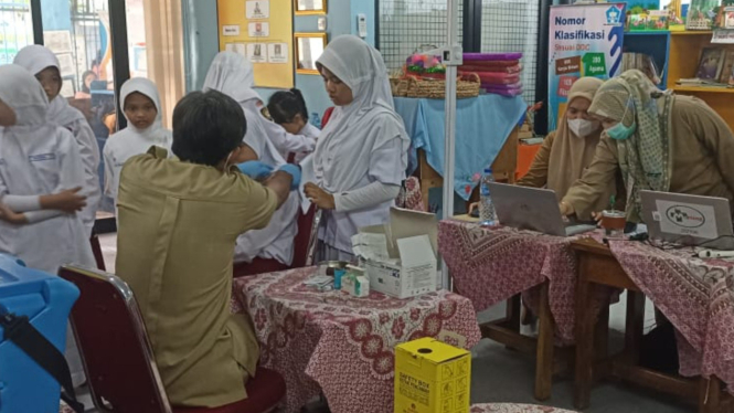 Vaksinasi HPV pada siswa SD