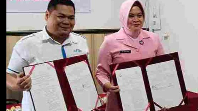 SMP Bhayangkara MoU PUD Aneka Usaha