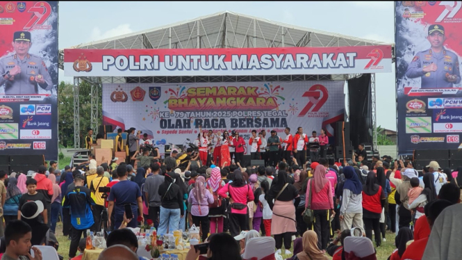 Semarak Bhayangkara ke-79 Polres Tegal