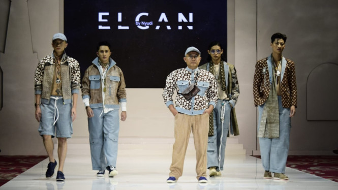 Parade menswear di Jogja Fashion Trend 2025