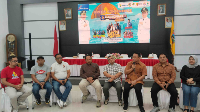 Bupati Karanganyar Rober Christanto hadir di Jumpa Pers SGS