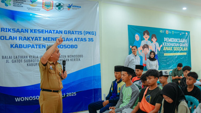 Sekda Wonosobo berikan semangat para siswa Sekolah Rakyat.