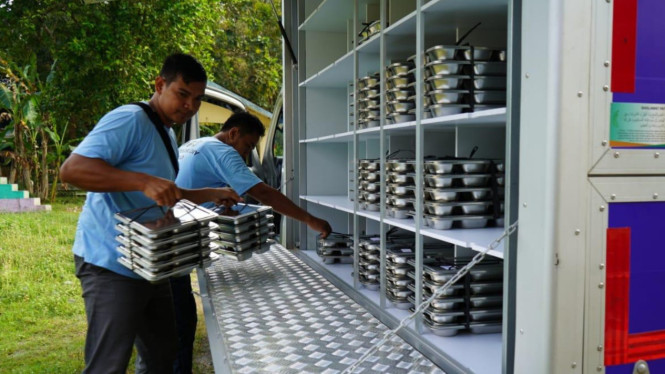 Dapur MBG Polda DIY mulai salurkan makanan