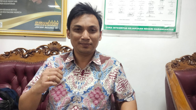 Kepala Seksi Pidana Khusus Kejari Karanganyar Hartanto