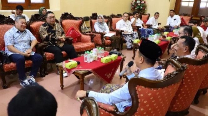 Manajemen Matahari Departemen Store audiensi dengan Bupati Kudus