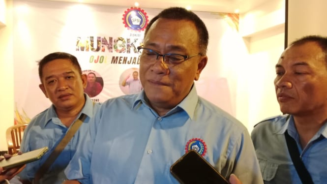 Ketua Umum DPP KSPSI Mohammad Jumhur Hidayat