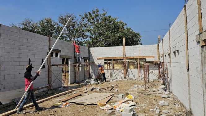 Pembangunan dapur MBG di Aspol Rendeng Kabupaten Kudus