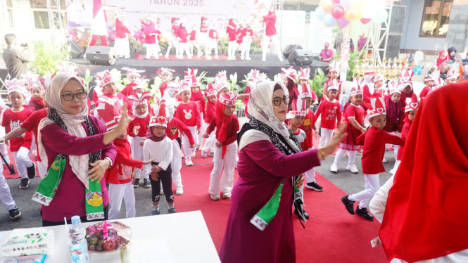 Anak-anak PAUD tampil beragam kreativitas saat Gebyar PAUD