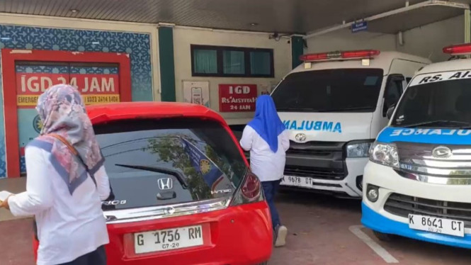 Tersangka S dikabarkan sakit menjalani perawatan di RS Aisyiyah Kudus.