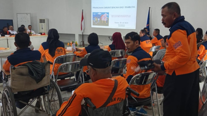 BPBD Kudus memfasilitasi disabilitas akses pengetahuan kebencanaan