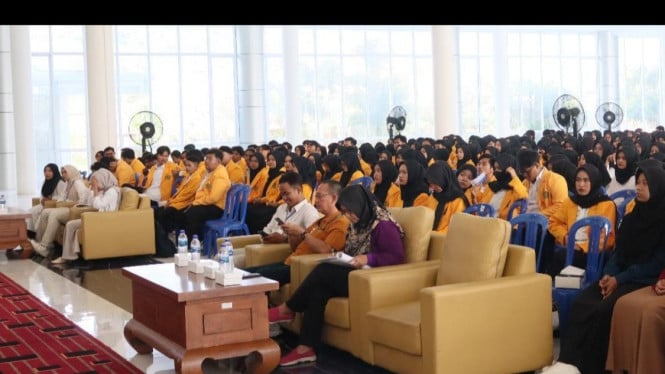 540 mahasiswa UMKU ikuti LKMM di di Crystal Building kampus setempat.
