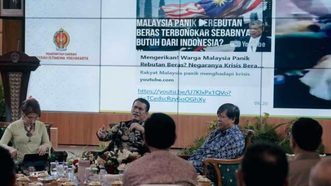 Mentan saat Rakordal Triwulan II Tahun 2025 di DIY
