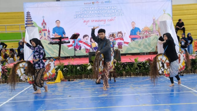 Beragam kreatifitas anak anak Kota Magelang ditampilkan