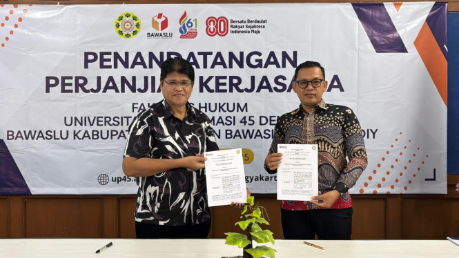 Kerjasama UnProk 45 dan Bawaslu Kota Yogya