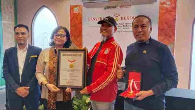 Rumat pecahkan rekor MURI obati luka penderita diabetes