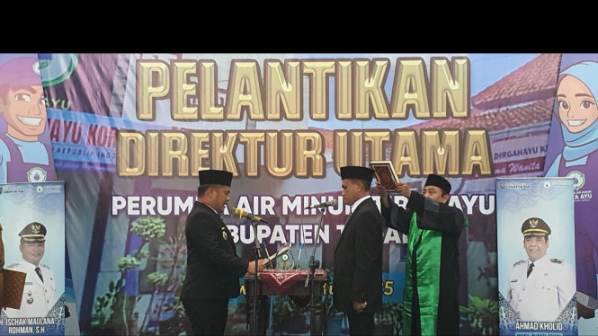 Pelantikan Dirut Perumda Air Minum Tirta Ayu Tegal