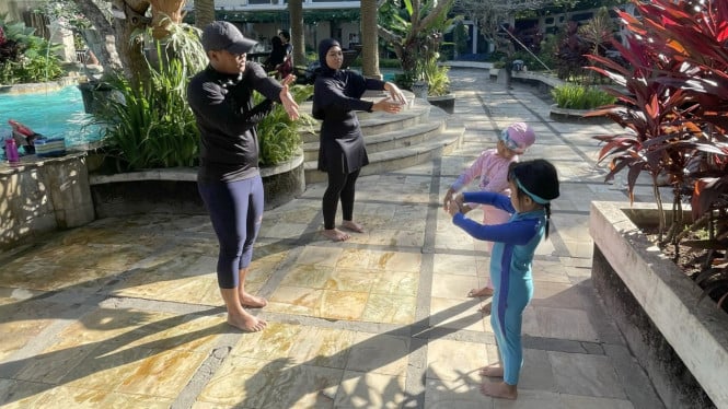 Gaya hidup sehat di Yellow Swim Yogyakarta