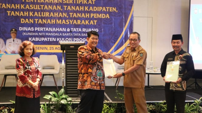 Kulonprogo terima 112 Sertifikat Tanah dari BPN