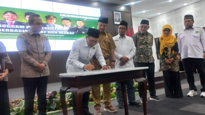 Kick off Pemberdayaan Masyarakat Berbasis Zakat Wakaf Kulonprogo