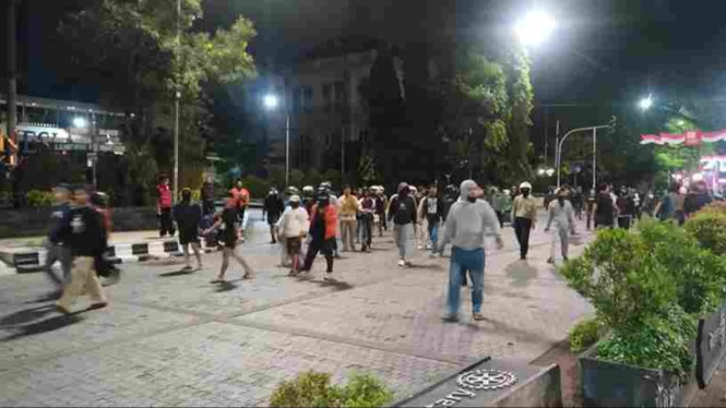 Demo di Solo Memanas hingga Malam
