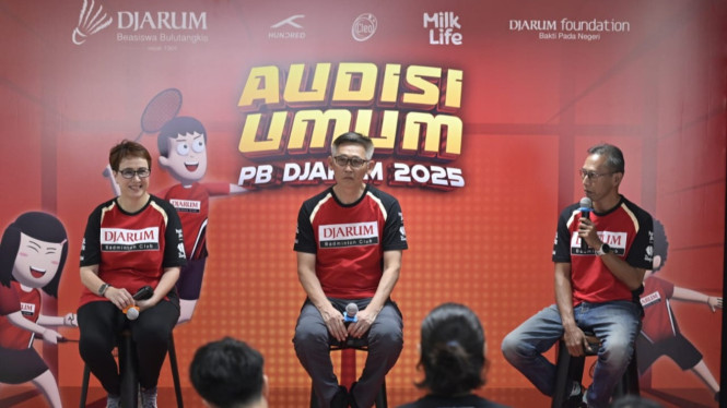 Tim Pencari Bakat diisi tiga pelatih PB Djarum dipimpin  Fung Permadi.