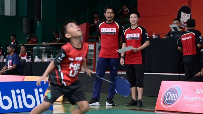 Liliyana Natsir dan Tontowi Ahmad pantau Audisi Umum PB Djarum 2025