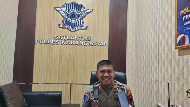 Kasatlantas Polres Karanganyar AKP Agista Ryan Mulyanto