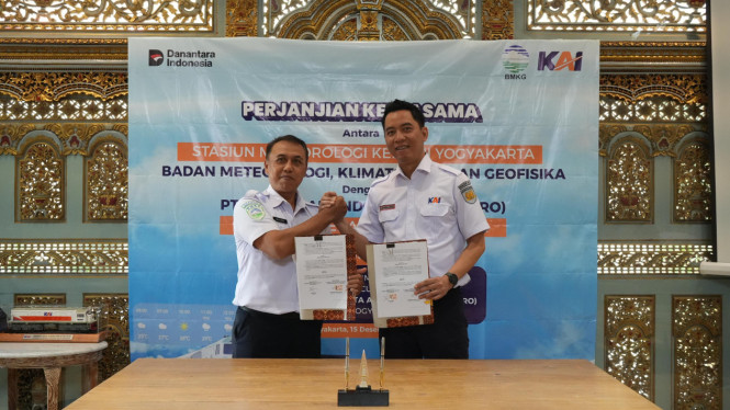 MoU KAI Daop VI dan BMKG
