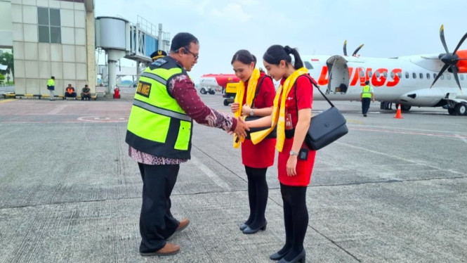 Wings Air Buka Penerbangan Perdana dari Bandara Adi Soemarmo