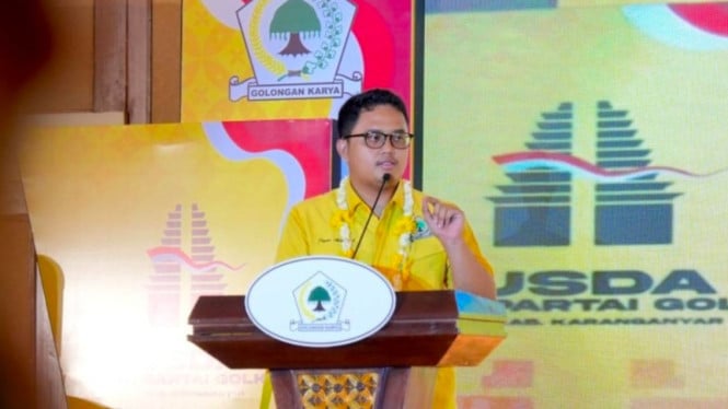 Ketua DPD Partai Golkar Karanganyar Ilyas Akbar Almadani