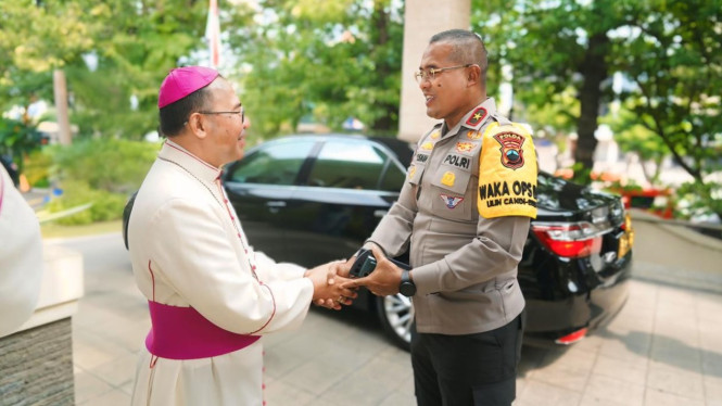 Kunjungan Natal Kapolda kepada Uskup Agung Semarang