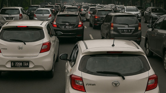 Arus menuju Kota Yogya kian padat