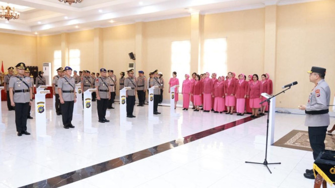 Sertijab Pejabat Utama Polda DIY