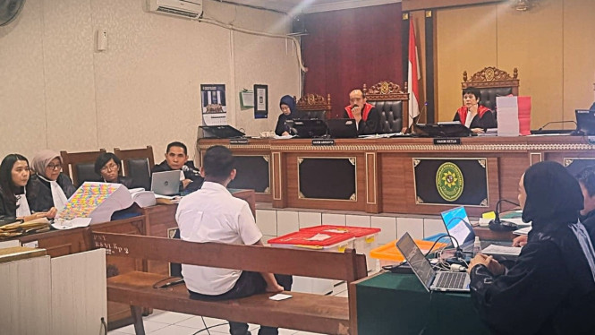 Raudi Akmal dalam persidangan Korupsi Dana Hibah Pariwisata