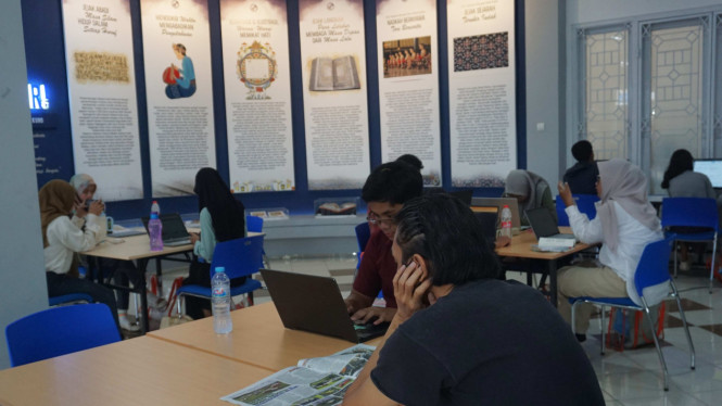 Minat pengunjung perpustakaan Kota Yogya cukup Tinggi